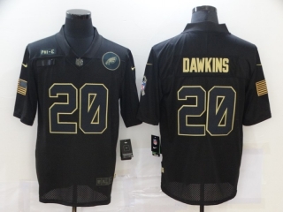 Philadelphia Eagles 20# Dawkins 2020 Salute To Service NFL Mens Jersey 114143