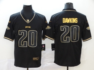 Philadelphia Eagles 20# Dawkins Black Gold Vapor Retro NFL Jerseys 114145