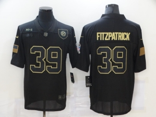 Pittsburgh Steelers 39# Fitzpatrick 2020 Salute To Service NFL Mens Jersey 114218