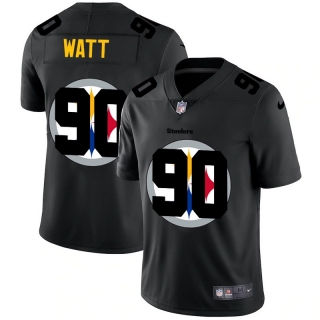 Pittsburgh Steelers 90# Watt Black Shadow NFL Jerseys 114249