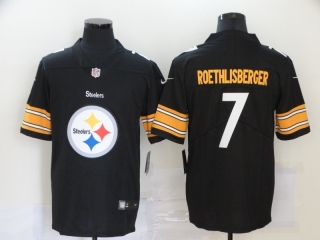 Pittsburgh Steelers Fashion 7# Roethlisberger Big Team Logo NFL Jerseys 114258