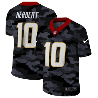 San Diego Chargers 10# Herbert Black Camo NFL Jerseys 114264