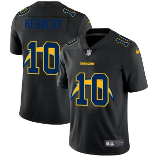 San Diego Chargers 10# Herbert Black Shadow NFL Jerseys 114265