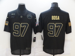 San Diego Chargers 97# Bosa 2020 Salute To Service NFL Mens Jersey 114289