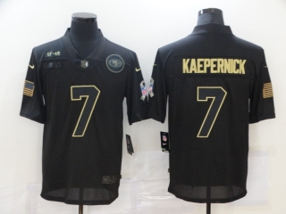 San Francisco 49ers 7# Kaepernick 2020 Salute To Service NFL Mens Jersey 114305