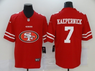 San Francisco 49ers 7# Kaepernick Fashion Big Team Logo NFL Jerseys 114308