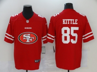 San Francisco 49ers 85# Kittle Fashion Big Team Logo NFL Jerseys 114383