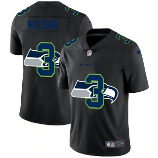 Seattle Seahawks 3# Wilson Black Shadow NFL Jerseys 114419