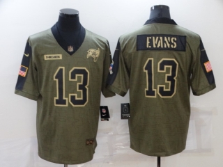 Tampa Bay Buccaneers 13# Evans 2021 Military Salute To Service NFL Jerseys 114466