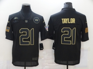 Washington Redskins 21# Taylor 2020 Salute To Service NFL Mens Jersey 114526