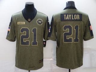 Washington Redskins 21# Taylor 2021 Military Salute To Service NFL Jerseys 114528