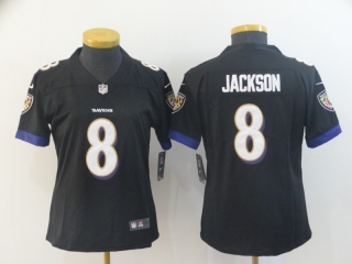 Baltimore Ravens 8# Jackson NFL Womens Jerseys 114551