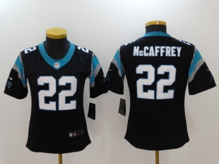 Carolina Panthers 22# McCaffrey NFL Womens Jerseys 114567