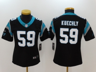 Carolina Panthers 59# Kuechly NFL Womens Jerseys 114569