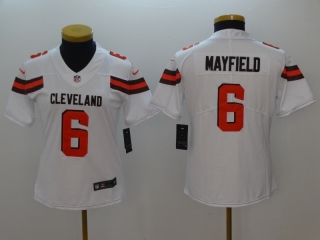 Cleveland Browns 6# Mayfield NFL Womens Jerseys 114583