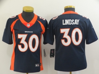 Denver Broncos 30# Lindsay NFL Womens Jerseys 114612