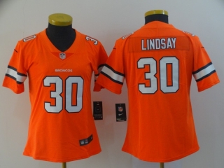 Denver Broncos 30# Lindsay NFL Womens Jerseys 114613