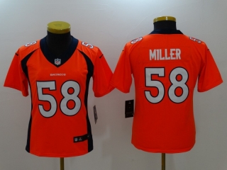 Denver Broncos 58# Miller NFL Womens Jerseys 114615