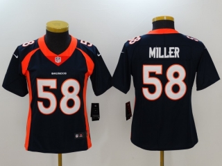 Denver Broncos 58# Miller NFL Womens Jerseys 114618