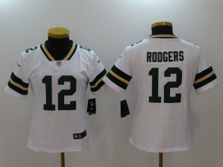 Green Bay Packers 12# Rodgers NFL Womens Jerseys 114622