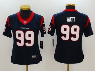 Houston Texans 99# Watt NFL Womens Jerseys 114628