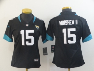 Jacksonville Jaguars 15# Minshew II NFL Womens Jerseys 114631