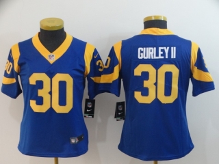 Los Angeles Rams 30# Gurley II NFL Womens Jerseys 114660