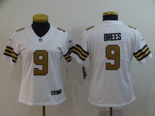 New Orleans Saints 9# Brees NFL Womens Jerseys 114685