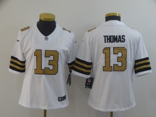 New Orleans Saints 13# Thomas NFL Womens Jerseys 114686