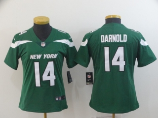 New York Jets 14# Darnold NFL Womens Jerseys 114698