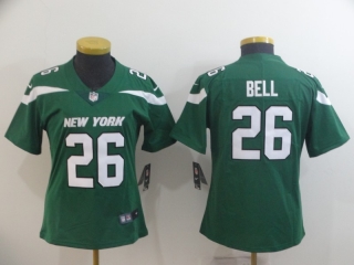 New York Jets 26# Bell NFL Womens Jerseys 114701