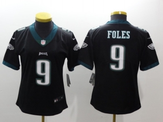 Philadelphia Eagles 9# Foles NFL Womens Jerseys 114706