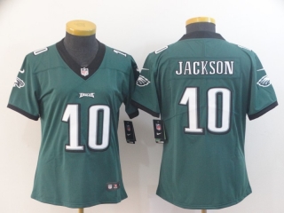 Philadelphia Eagles 10# Jackson NFL Womens Jerseys 114707