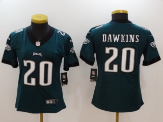 Philadelphia Eagles 20# Dawkins NFL Womens Jerseys 114711