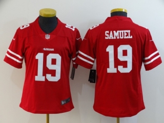 San Francisco 49ers 19# Samuel NFL Womens Jerseys 114763