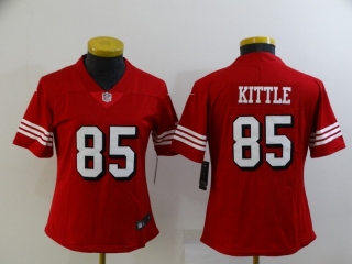 San Francisco 49ers 85# Kittle NFL Womens Jerseys 114772