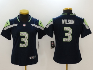 Seattle Seahawks 3# Wilson NFL Womens Jerseys 114782