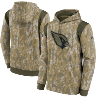 Arizona Cardinals NFL Camo Salute To Service Therma Performance Pullover Hoodies 114800