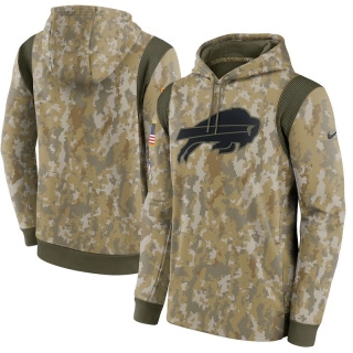 Buffalo Bills NFL Camo Salute To Service Therma Performance Pullover Hoodies 114806