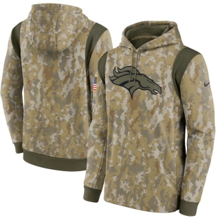 Denver Broncos NFL Camo Salute To Service Therma Performance Pullover Hoodies 114818