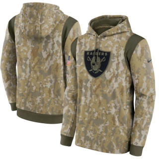 Las Vegas Raiders NFL Camo Salute To Service Therma Performance Pullover Hoodies 114832