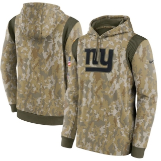 New York Giants NFL Camo Salute To Service Therma Performance Pullover Hoodies 114844