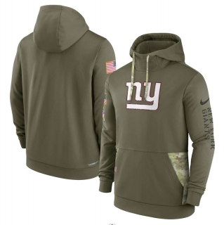 New York Giants Salute to Service Pullover Olive NFL Hoodies 114845