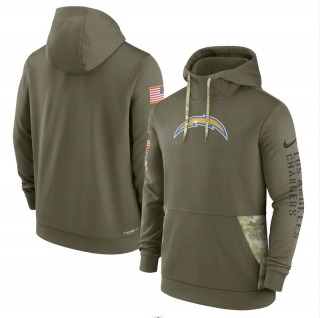 San Diego Chargers Salute to Service Pullover Olive NFL Hoodies 114853