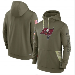 Tampa Bay Buccaneers Salute to Service Pullover Olive NFL Hoodies 114859