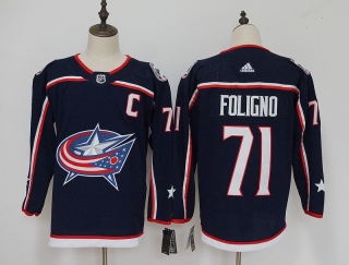 Columbus Blue Jackets 71# Foligno NHL Jerseys 114942