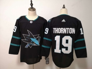 San Jose Sharks 19# Thornton NHL Jerseys 115093