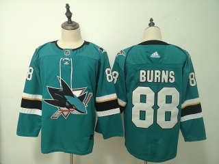 San Jose Sharks 88# Burns NHL Jerseys 115104