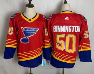 St Louis Blues 50# Binnington NHL Jerseys 115114