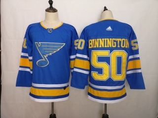 St Louis Blues 50# Binnington NHL Jerseys 115116